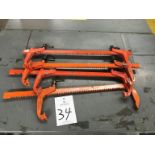 (4) Carver 24" Bar Clamps