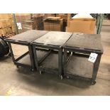 (3) Global Plastic Carts