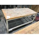 30" x 70" Wood Top Table