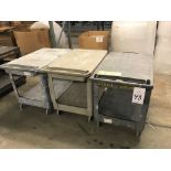 (3) Rubbermaid Plastic Carts