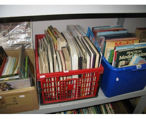 A Quantity of Railway Modelling Themed Trade Catalogues, Literature, etc; Hornby, Bachmann, etc:- Three Boxes