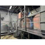 20 bbl Brewhouse (Beiraplan), Copper-cladded, includes: Mash-Tun/Kettle , Lauter-Tun, Grist-case,