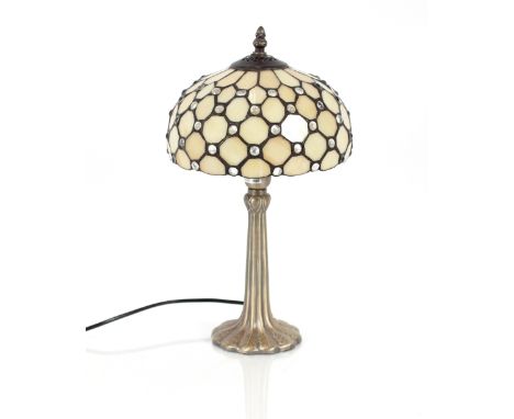 A Tiffany style table lamp, 38cm high