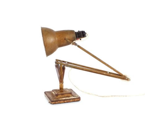 A Herbert Terry &amp; Sons of Redditch, vintage angle poise lamp 