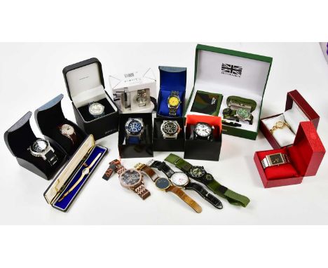 A quantity of fashion watches, to include Breil, AN London, Cumex, Rotary, Image, etc.