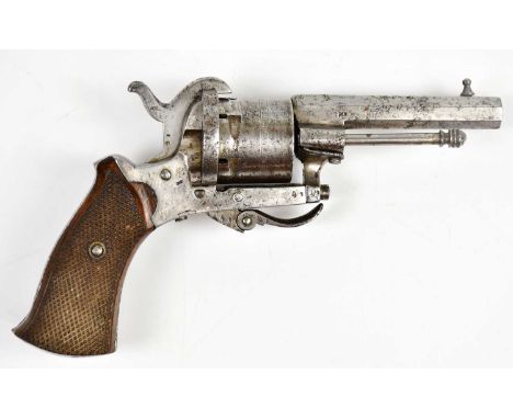 'The Guardian' American model 1878 pin fire revolver.