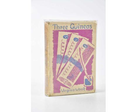 WOOLF, (VIRGINIA) 'Three Guineas', first edition, 1938, with dust jacket illustration by Vanessa Bell, published by the Hogar