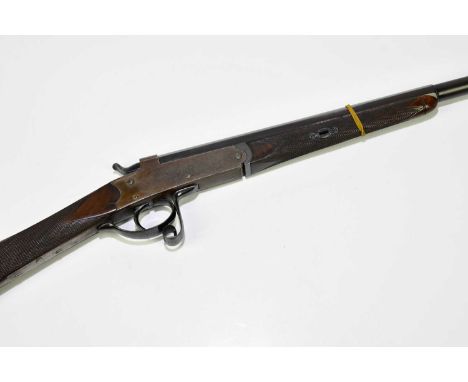  ***SECTION 2 SHOTGUN LICENCE REQUIRED***HOLLAND & HOLLAND; a No.5 Model under lever hammer rook rifle, later converted to ni