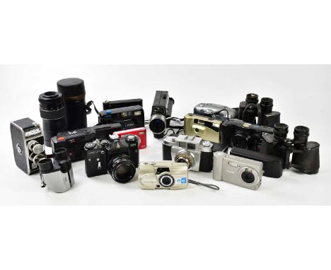 A small quantity of assorted cameras to include Zenith, Olympus, Cinecamera, etc.
