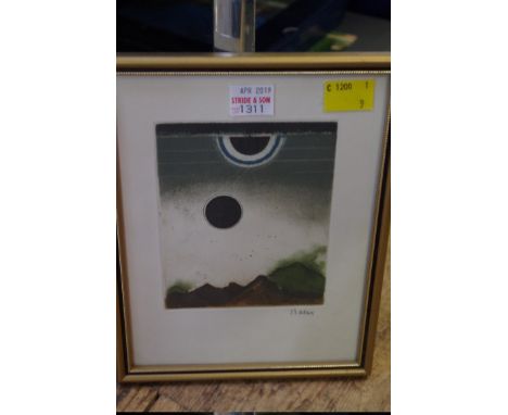 Christopher Chapman, untitled, signed and dated artists proof engraving, pl.30 x 37cm; together with another smaller by the s