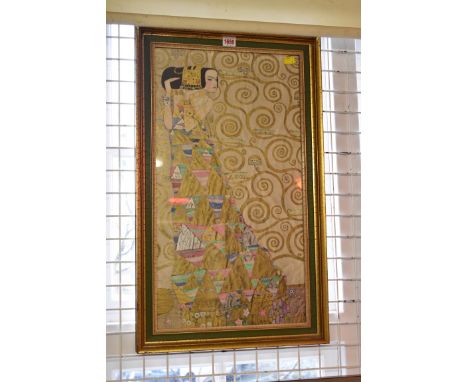 After Gustav Klimt,&nbsp;a pair of prints, 63 x 34cm.&nbsp;&nbsp; 
