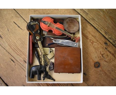 A mahogany cased compass;&nbsp;and other items.&nbsp; 