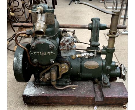 A Stuart R3M Marine engine