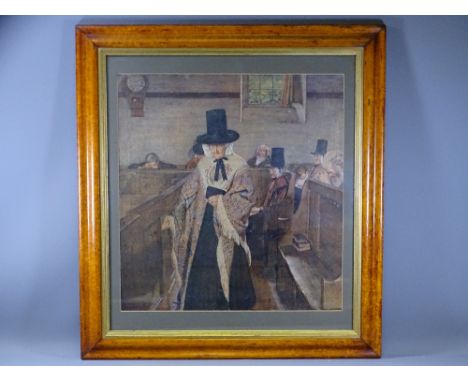 SALEM coloured print - after CURNOW VOSPER, 53 x 50cms