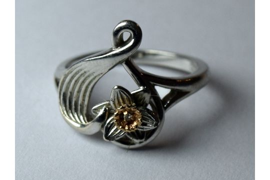 clogau daffodil ring