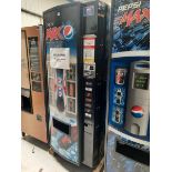 +VAT Dixie-Narco refrigerated vending machine (unlocked, no key)