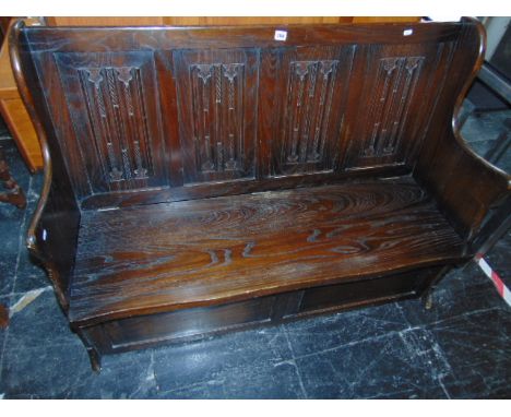An Oak Monks bench