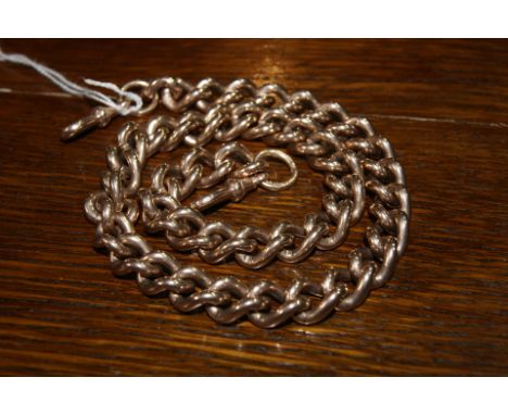 9ct gold chain of link form, 128 grams