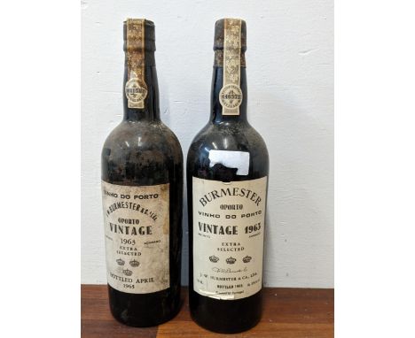 Burmester vintage port 1963 bottled 1965 two bottles 750mlLocation:If there is no condition report shown, please request