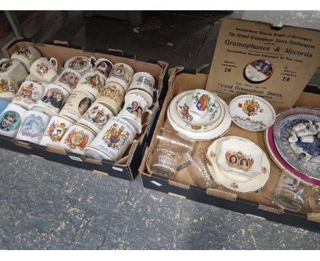 A collection of vintage royal commemorative wares etc.