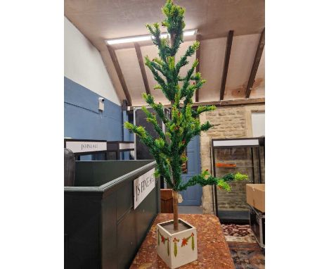A Vintage 1960's artificial Christmas tree.