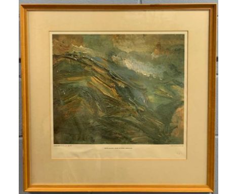 After Lilian Thiriza Charlotte Holt ( British, 20th Century) Rising Levante, limited edition lithograph, numbered (27/500), s