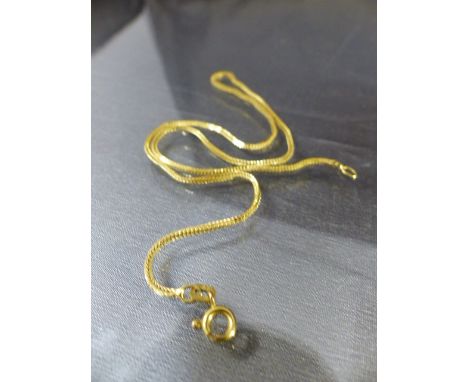 14 K Gold Chain necklace - Approx weight 6.1g