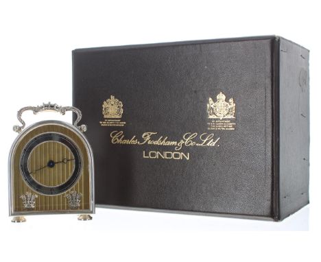 Charles Frodsham &amp; Co Ltd of London Diana &amp; Charles Wedding Commemoration silver cased carriage clock (limited editio