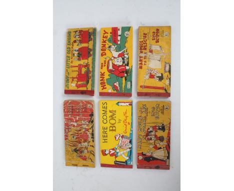 Four Enid Blyton strip books, to include "Mary Mouse To The Rescue", "Welcome Marty Mouse", "Here Comes BOM", and "Mary Mouse