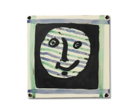Pablo Picasso (1881-1973)Masque (Ramié 310) marked and numbered K 121/Edition Picasso/132/300/Madoura (on the reverse)partial