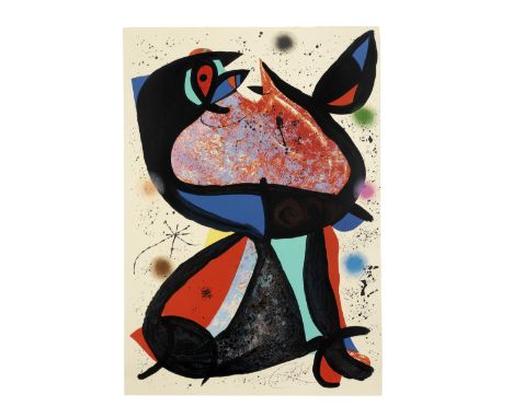 Joan Miró (1893-1983)Nestor (Mourlot 1074) Lithograph in colours, 1975, on wove paper, signed and numbered 16/50 in pencil, p