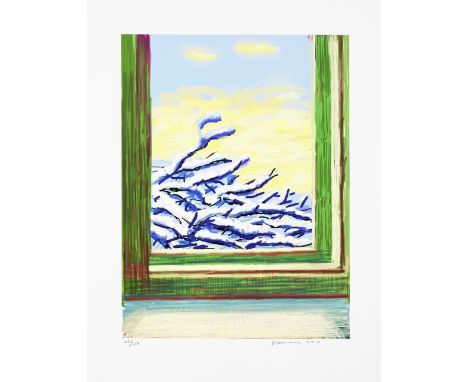 David Hockney (born 1937)My Window, Art Edition No. 610, 23 December 2010 iPad drawing in colours, 2010/2019, on archival pap