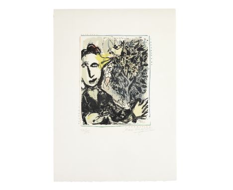 Marc Chagall (1887-1985)L'oiseau-peintre (Mourlot 473) Lithograph in colours, 1967, on Arches wove paper, signed and numbered