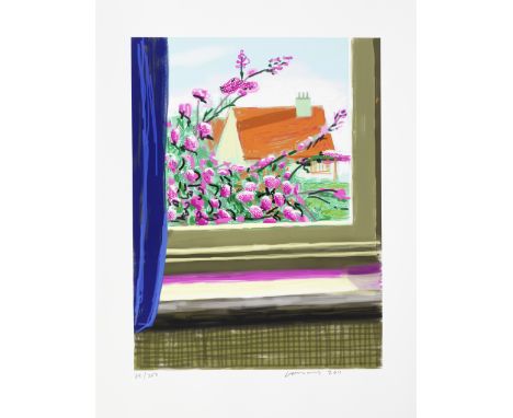 David Hockney (born 1937)My Window, Art Edition No. 778, 17th April 2011 iPad drawing in colours, 2011/ 2019, on archival pap