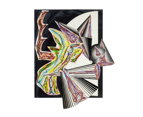Frank Stella (born 1936)Then Came Death and Took the Butcher, from Illustrations after El Lissitzsky's Had Gadya (Axsom 179; 