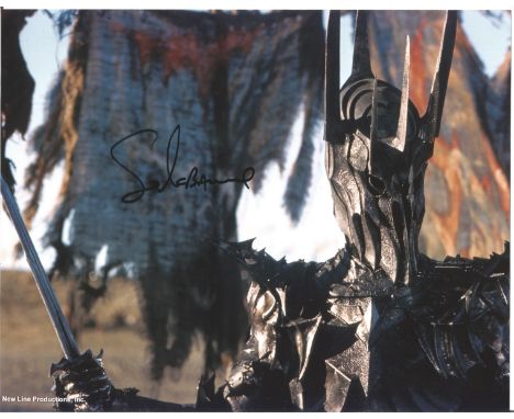 Lord of the Rings Sala Baker signed authentic 10x8 colour photo. Good Condition. All signed pieces come with a Certificate of