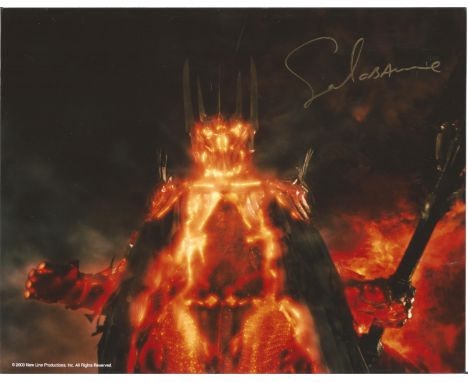 Lord of the Rings Sala Baker signed 10x8 colour photo. Good Condition. All signed pieces come with a Certificate of Authentic