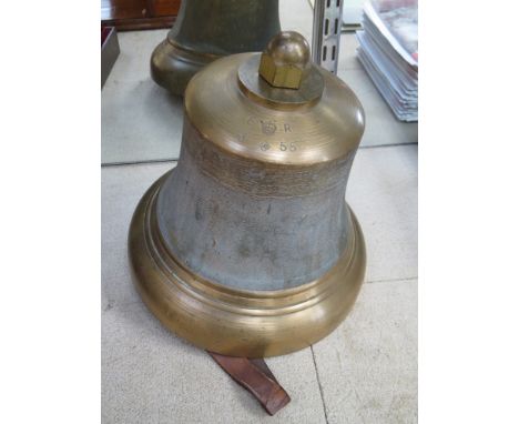 A mid 20th Century bell bearing broad arrow and E.R. markings