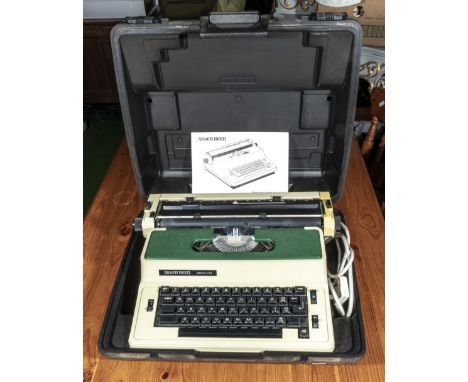 An electric typewriter