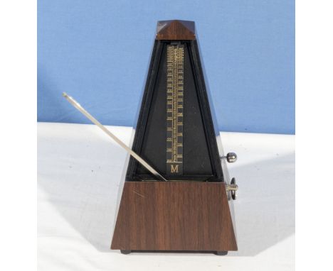 A vintage metronome