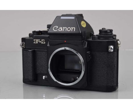 A Canon F1n New SLR Camera Body, serial no 211321, shutter working, responsive in in settings, self timer working, body G-VG,