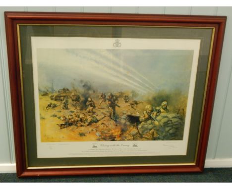 Terence Cuneo.  Closing With The Enemy, artist signed limited edition print, no. 160/250, 62cm x 66cm.