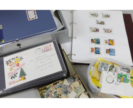 A quantity of mainly Great Britain stamps, to include a large album, various loose stamps, first day covers etc.