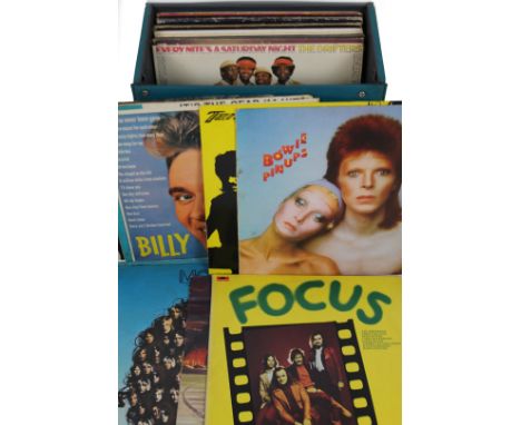 Records, 33rpm, etc., to include The Baker Gurvitz Army, Mott The Hoople, Uriah Heap, The Who Who Came First, David Bowie, Te