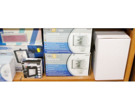 *Various as new electrical items, exterior lighting, Friedland Spectra 500W exterior light, etc.  (a quantity, boxed)
