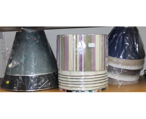 *Various as new lamp shades, domed and circular examples, in original packaging to include Oaks Lighting, etc. (a quantity) 