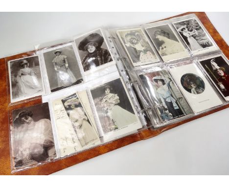 Various 20thC Marie Studholme postcards, black and white examples etc. (1 album)From the estate of R J 'Bob' Curry (Dec'd) of