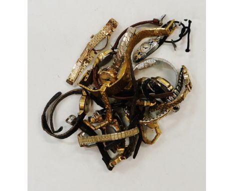 A selection of ladies watches, to include example by  Sekonda, Timex, Oris, Montreux, etc. (qty) (faults)