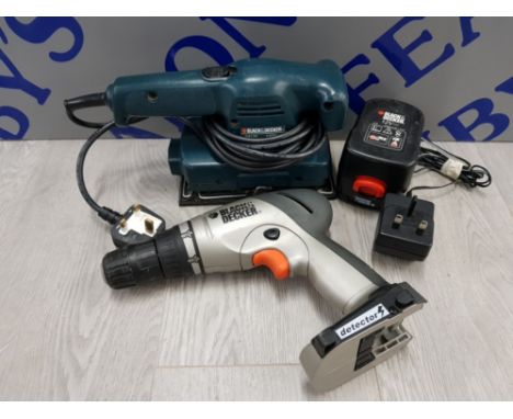 BLACK AND DECKER DRILL AND SANDER