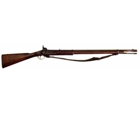 Enfield two band musket, .650 calibre, the lock stamped VR and dated 1869, the stock stamped 'Bombay Arsenal 1897' together w